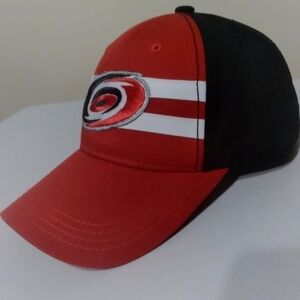 NC Hurricanes Hockey Chevrolet Black Cap with‎ Gold Thread Trimmed Logo